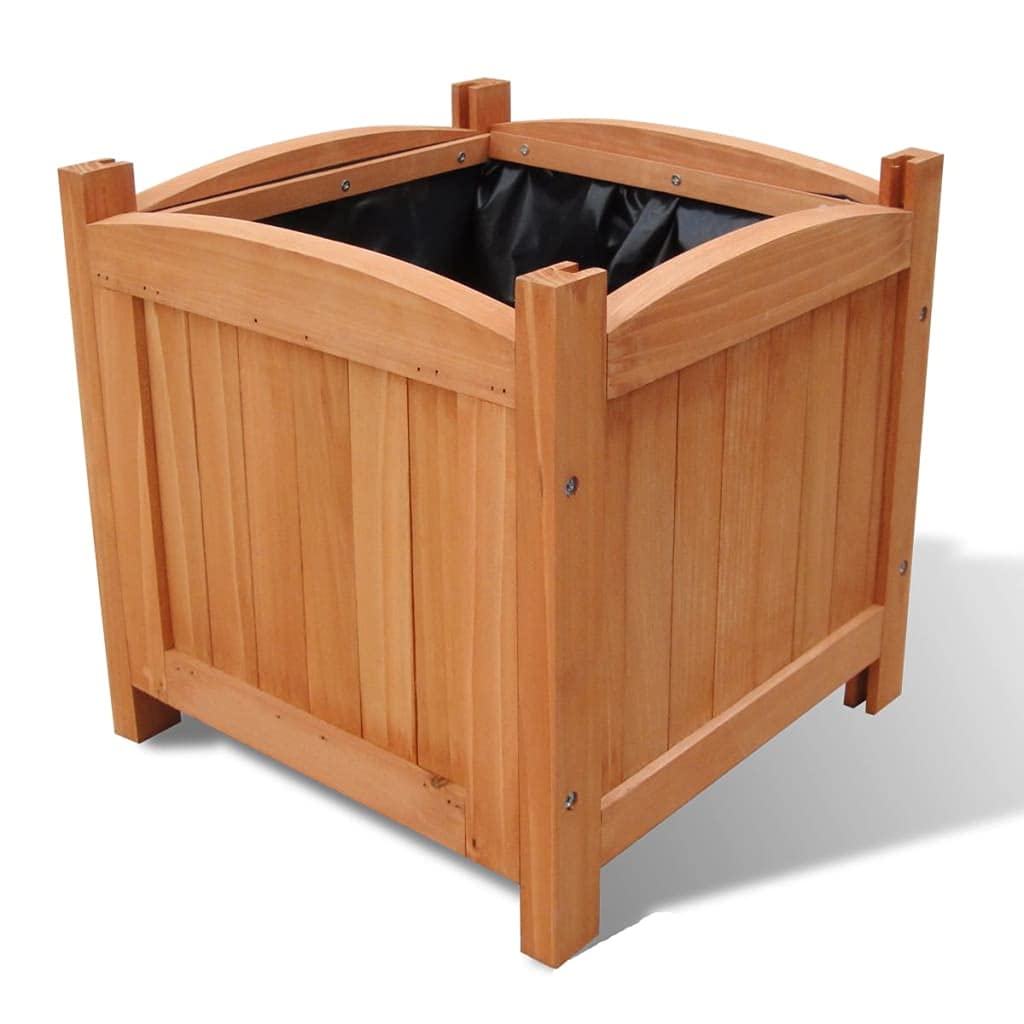 Hochbeet Massivholz 30×30×30 cm – 4er-Set für Garten & Balkon