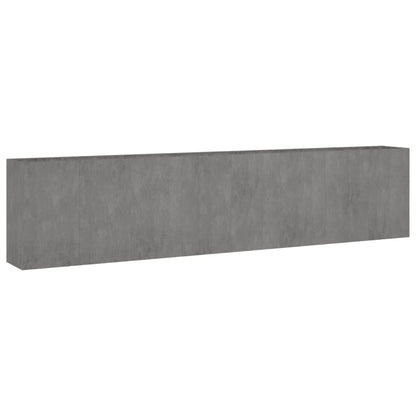 Cortenstahl-Hochbeet 360×40×80 cm – Rostoptik, Großfläche