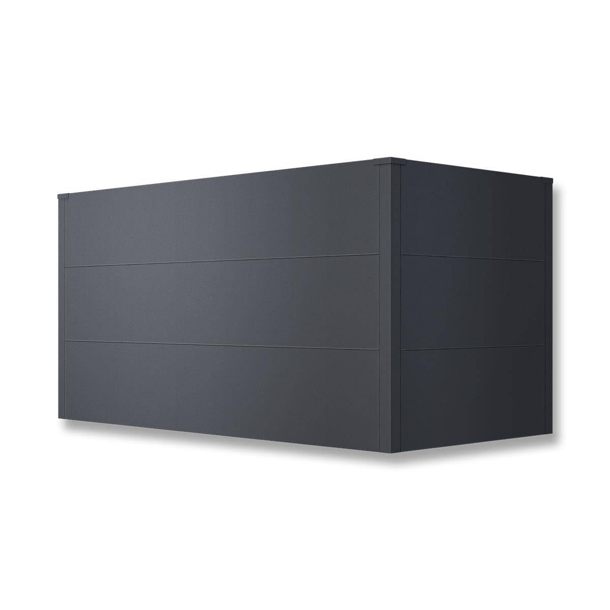 Metall-Hochbeet 150×75×77 cm – Verzinkter Stahl Eisenglimmer, rostbeständig