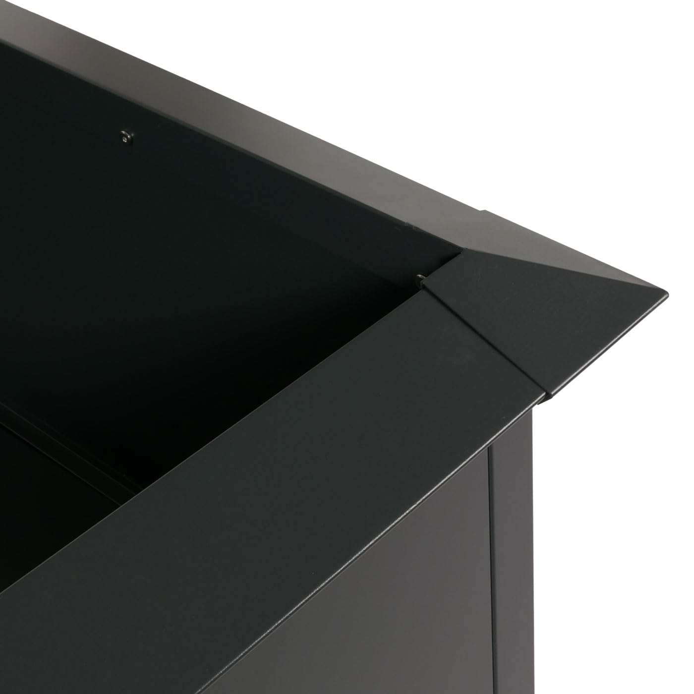 Metall-Hochbeet 110×110×78 cm – Pulverbeschichtetes Eisen, Schneckenkante