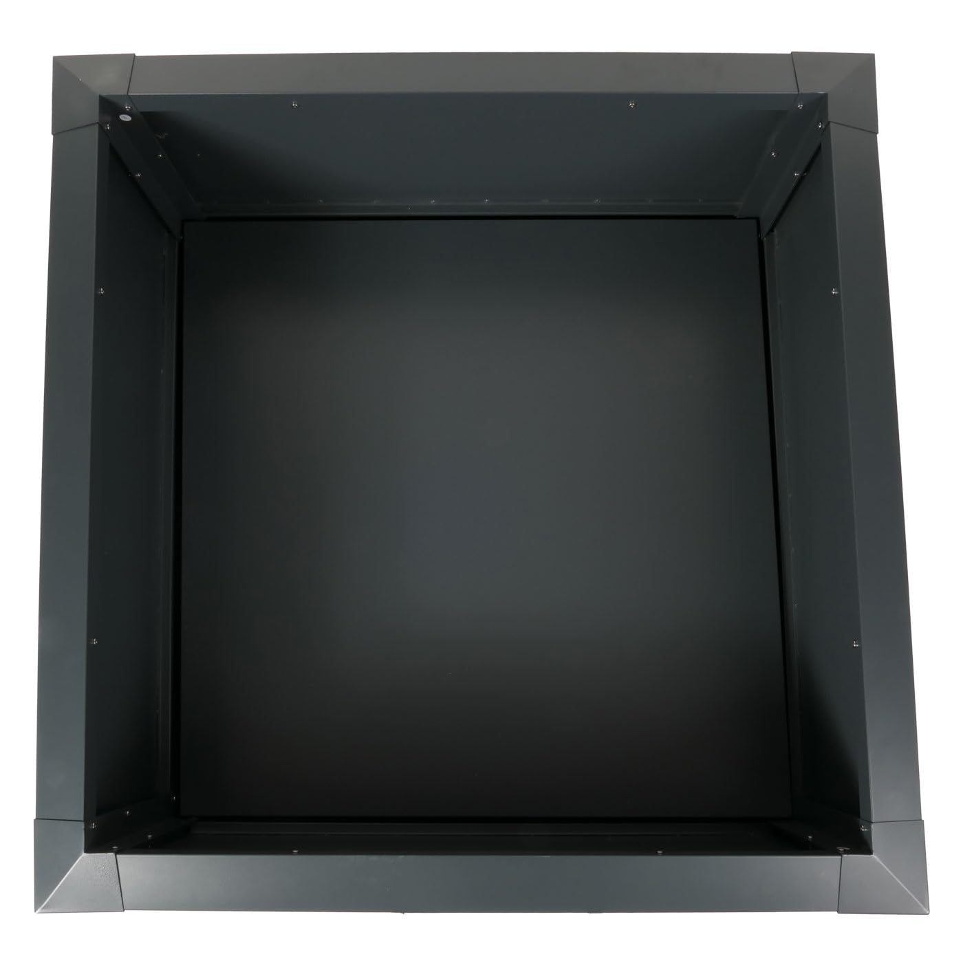 Metall-Hochbeet 110×110×78 cm – Pulverbeschichtetes Eisen, Schneckenkante