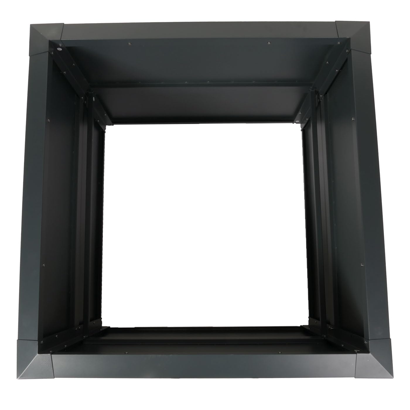 Metall-Hochbeet 110×110×78 cm – Pulverbeschichtetes Eisen, Schneckenkante