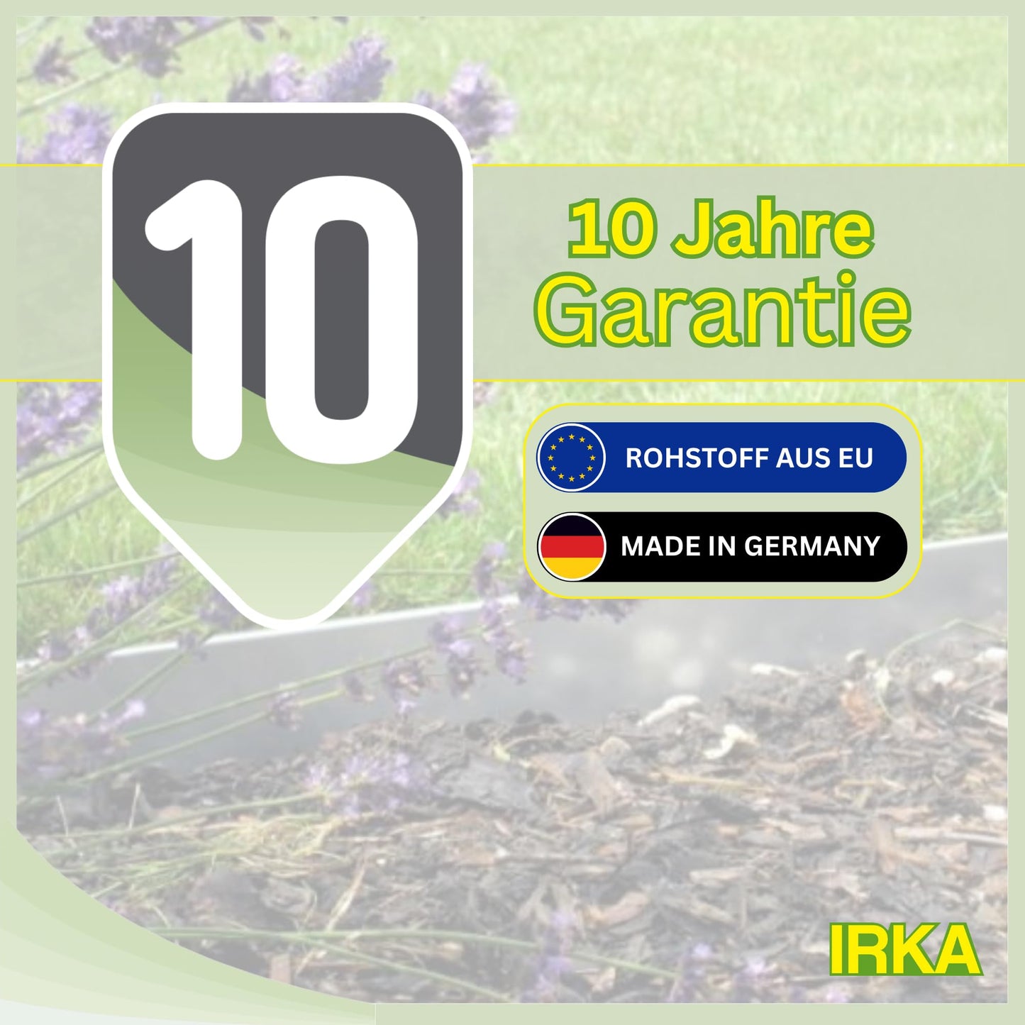 Cortenstahl-Rasenkante 20 m × 15 cm – Flexible Beeteinfassung