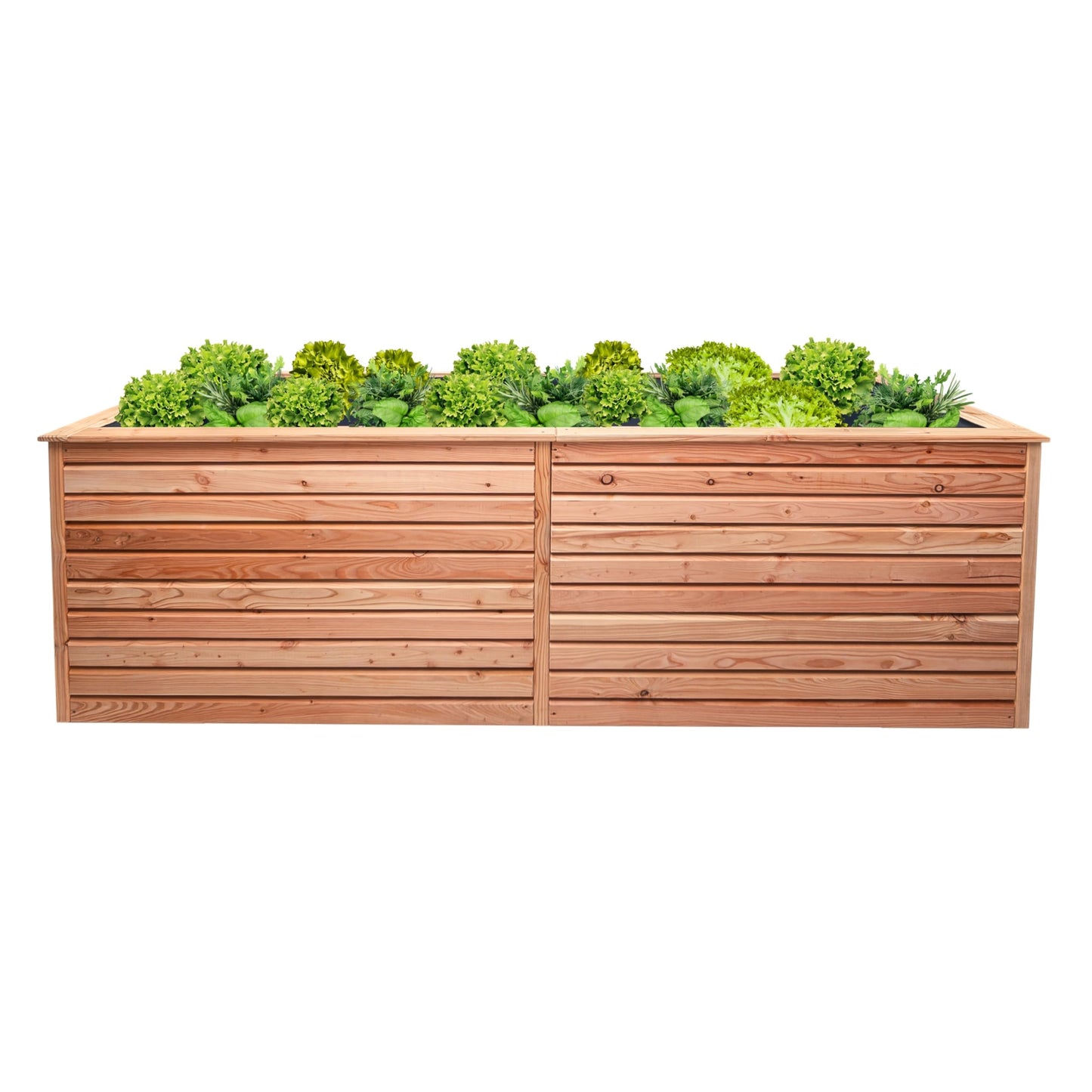 Hochbeet Lärche Rhombus XL – 73 cm Höhe, Massivholz