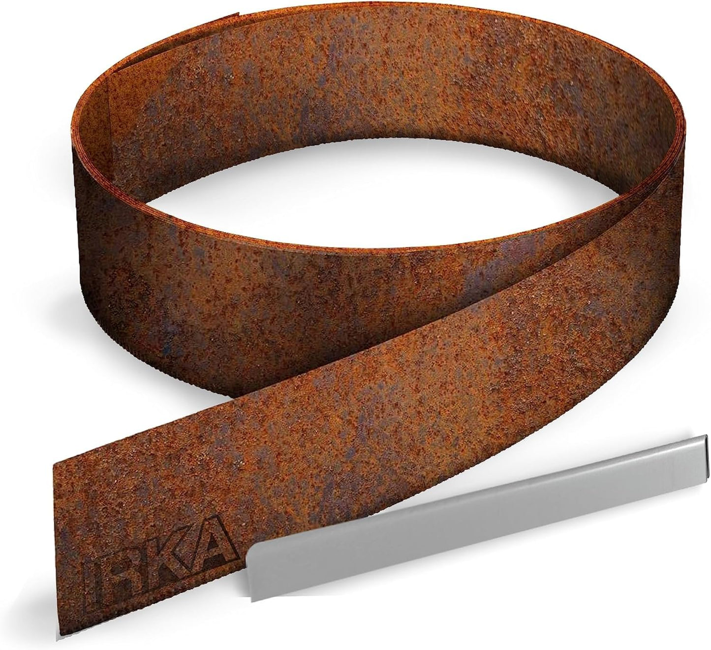 Cortenstahl-Rasenkante 20 m × 15 cm – Flexible Beeteinfassung