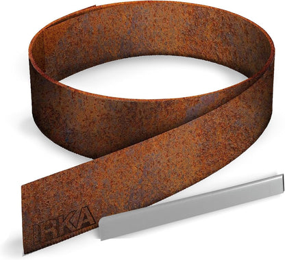 Cortenstahl-Rasenkante 20 m × 15 cm – Flexible Beeteinfassung