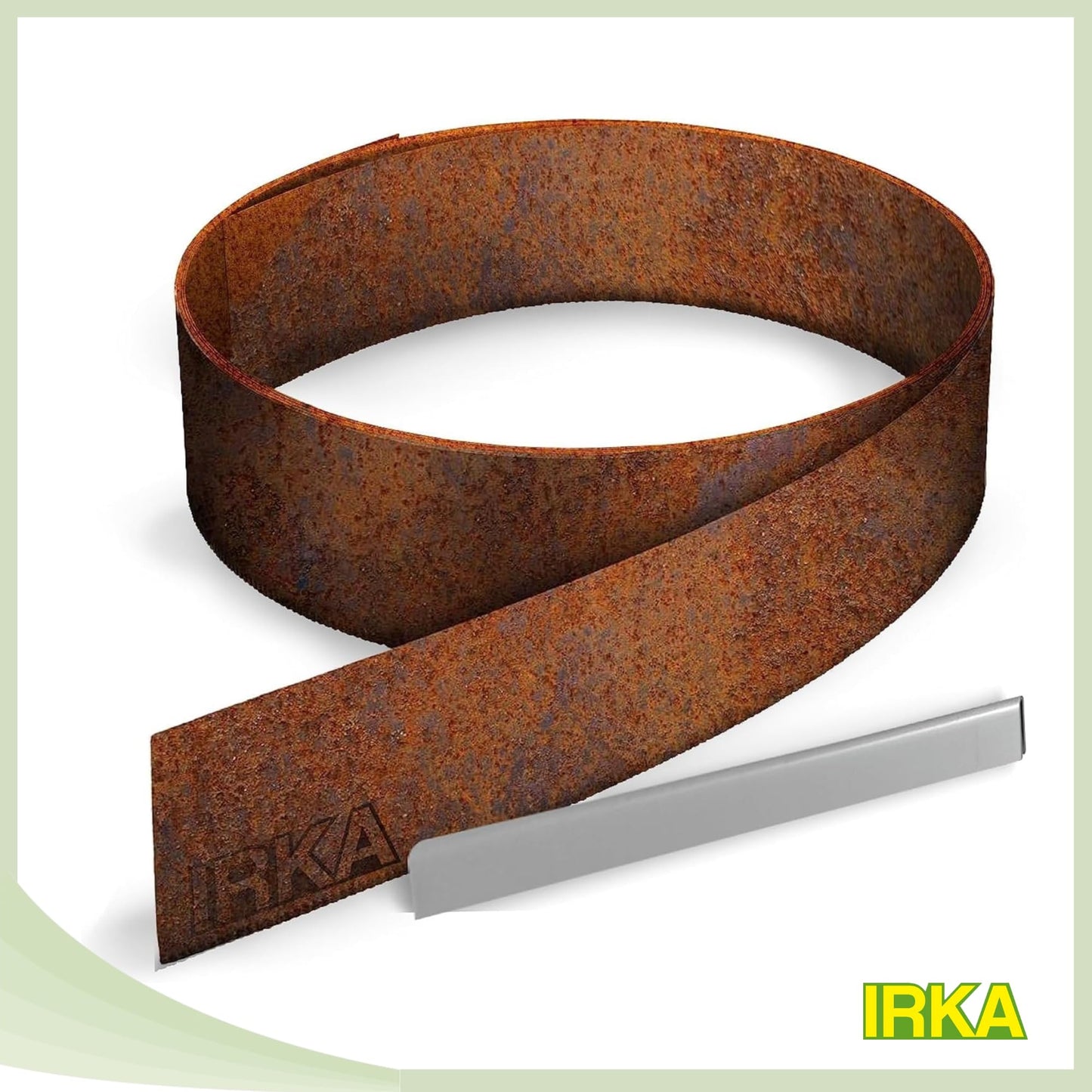 Cortenstahl-Rasenkante 20 m × 15 cm – Flexible Beeteinfassung
