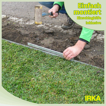 Cortenstahl-Rasenkante 20 m × 15 cm – Flexible Beeteinfassung